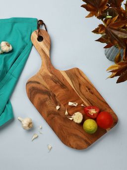 VarEesha - StyleWood Hand-made Bottle Shaped Chopping Board- Wooden Platter