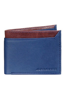 Justanned - Mens Blue Leather Western Inspired Wallet