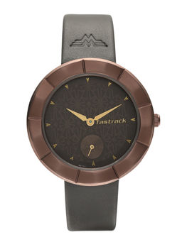 Fastrack - Brown Dial Analog Watch For Women (6242QL01)