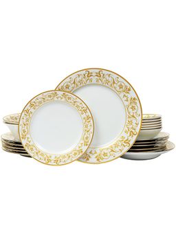 Dankotuwa - Porcelain 24k Gold Crafted 21 Pieces Dinner Multi-Color