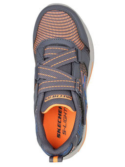 SKECHERS - Boys Erupters Iv - Velder Charcoal Casual LED Shoes