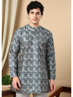 TATTVA - Black Printed Short Kurta