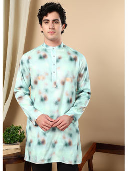 TATTVA - Blue Toned Printed Short Kurta