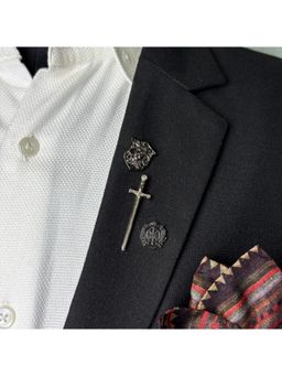 The Tie Hub - Gunmetal Lapel Pins (Pack of 3)