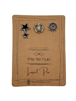 The Tie Hub - Star and Nautical Brooches (Pack of 3)