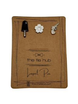 The Tie Hub - Popsicle and Revolver Brooches (Pack of 3)