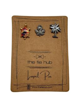 The Tie Hub - Tropical Turtle Brooches (Pack of 3)