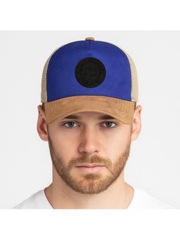 The Tie Hub - Blue & Beige 23 Logo Trucker Cap