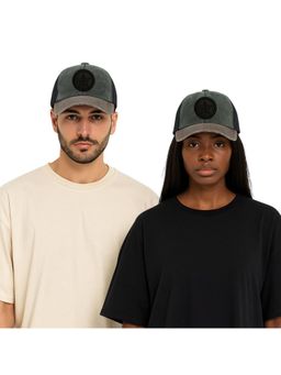 The Tie Hub - Green & Brown Black Star Logo Trucker Cap