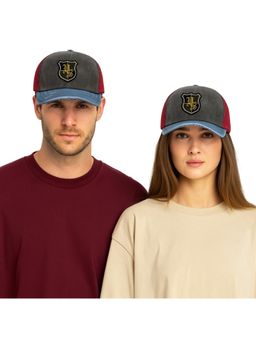 The Tie Hub - Charcoal & Blue HS Shield Logo Trucker Cap