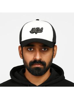 The Tie Hub - White & Black New York Logo Trucker Cap