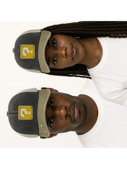 The Tie Hub - Charcoal & Olive Question Mark Logo Trucker Cap