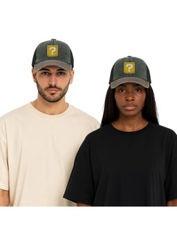 The Tie Hub - Olive & Black Question Mark Logo Trucker Cap