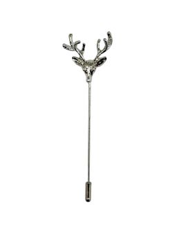 The Tie Hub - Reindeer Silver Lapel Pins