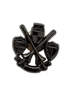 The Tie Hub - Regimental Gunmetal Military-Inspired Brooch