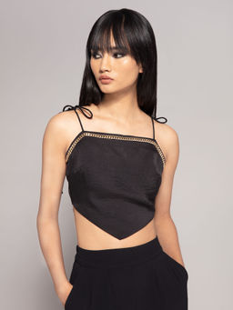 Twenty Dresses by Nykaa Fashion - Black Finding My Treasure Top
