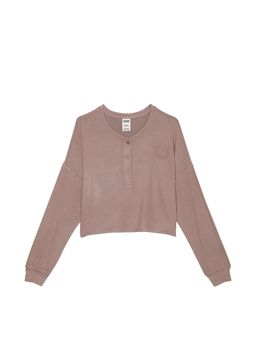 Victoria's Secret - Brown Cozy Long-Sleeve T-shirt