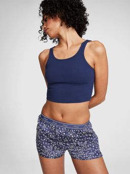 Victoria's Secret - Blue Tencel Boxy Shorts