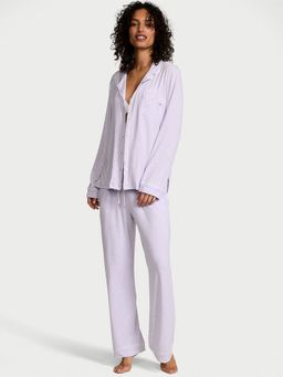 Victoria's Secret - Lavender Modal Soft Long Shirt & Pyjama (Set of 2)