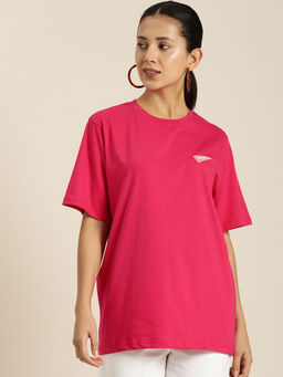 DILLINGER - Pink Graphic Oversized T-shirt