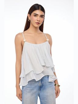 The Clothing Factory - Bluebell Pearl Cami Top