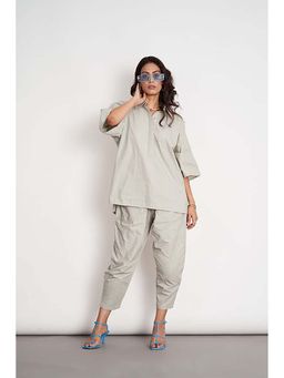 SPACE - Ikigai Grey Top And Bag Pant