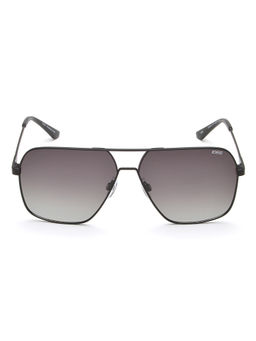 IDEE - Green Gradient Lens Square Sunglass Full Rim Matt Black Frame (60)
