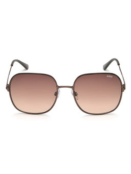 IDEE - Brown Gradient Lens Square Sunglass Full Rim Shiny Brown Frame (56)