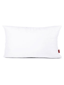 BIANCA - Ultra Fluffy Soft Microfiber Cushion Insert Filler 2Pc 18 x 12 Inch Solid White
