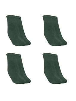 MUKHAKSH - Men Winter Dark Green Ankle Socks (Pack of 4)