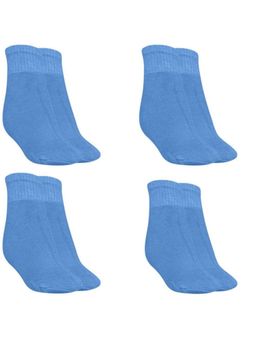 MUKHAKSH - Men Winter Sky Blue Ankle Socks (Pack of 4)
