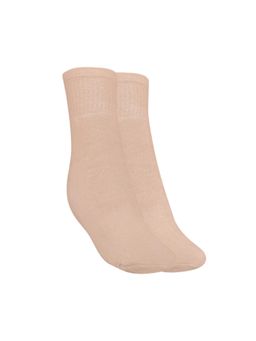 MUKHAKSH - Men Winter Skin Beige Ankle Socks