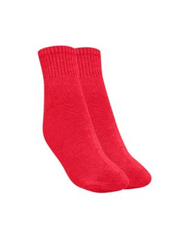 MUKHAKSH - Men Winter Red Ankle Socks