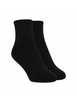 MUKHAKSH - Men Winter Black Ankle Socks