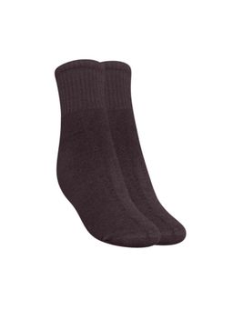 MUKHAKSH - Men Winter Brown Ankle Socks