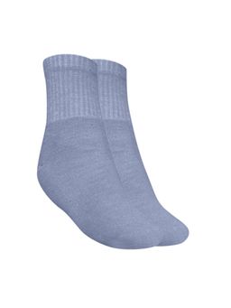 MUKHAKSH - Men Winter Solid Grey Ankle Socks