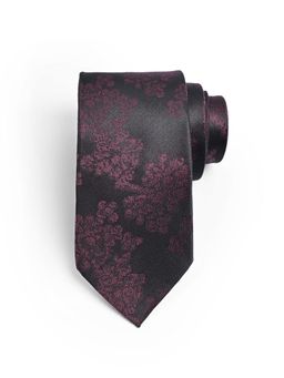 CAZZANO - Men Floral Skinny Neck Tie