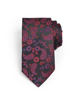 CAZZANO - Men Floral Skinny Neck Tie