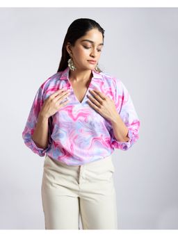 QONA - Yadra Lantern Sleeve Top