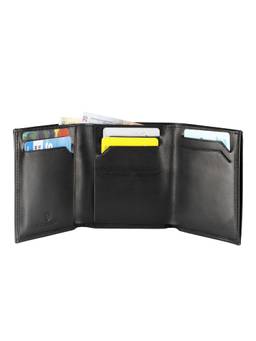 Victorinox - Wallet For Men - Black Leather Purse With Water Resistant With Card