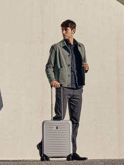Victorinox - Airox Advanced, Global Cabin Hardside Luggage (35 Litres), 55 Cm, Stone