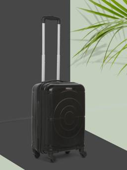Teakwood - Unisex Hard Shell, Polypropylene Alfa Suitcase, 360 Spinner Wheels, Trolley Bag
