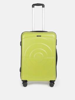 Teakwood - Unisex Hard Shell, Polypropylene Suitcase,360 Spinner Wheels,Trolley Bag (M)