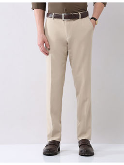 AD By Arvind - Modern Slim Fit Formal Trousers