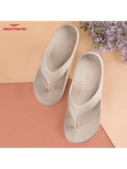 Red Tape - Women Off White Eva Comfort Flipflops