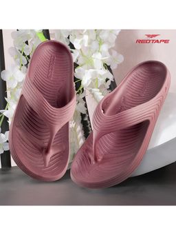 Red Tape - Women Mauve Eva Comfort Flipflops