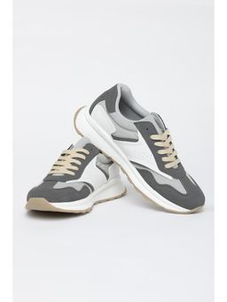 Snitch - Grey Colourblocked Sneakers