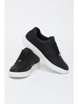 Snitch - Black Solid Sneakers