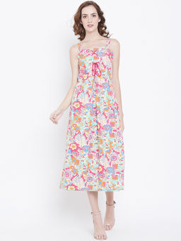 Dodo & Moa - Women Pink Printed Jumpsuits