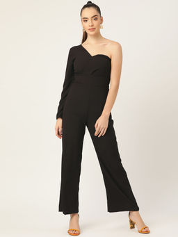 Dodo & Moa - Women Black Solid Jumpsuits